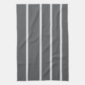 Elegant Themed Silver and White キッチンタオル (縦)