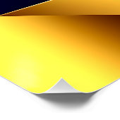 Elegant Think Big Gold ポスター (コーナー)