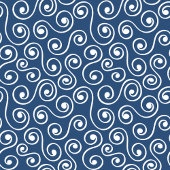 Elegant Throw Blanket Pastel Pink Navy Style フリースブランケット