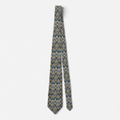 Elegant tiled Art Deco pattern ネクタイ (正面)