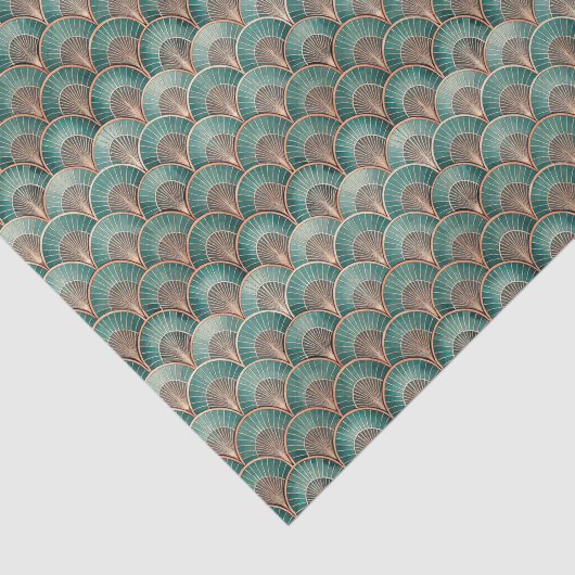 Elegant tiled Art Deco pattern  薄葉紙 (詳細)