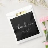 Elegant Timeless Wedding Thank You | Personalized  フェイバーバッグ (封をした状態)