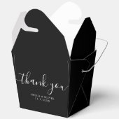 Elegant Timeless Wedding Thank You | Personalized  フェイバーボックス (見開き)