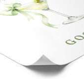 Elegant Tini One  Baby Shower Game Guess How Many ポスター (角)