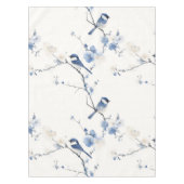 Elegant titmouse on white テーブルクロス (正面)