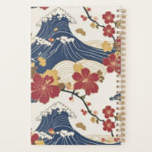 Elegant Traditional Japanese Kimono Pattern プランナー手帳 (裏面)