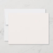 Elegant Treble Clef Music Note Card ノートカード (裏面)