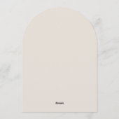 Elegant Tree Reindeer Christmas Corporate Party 招待状 (裏面)