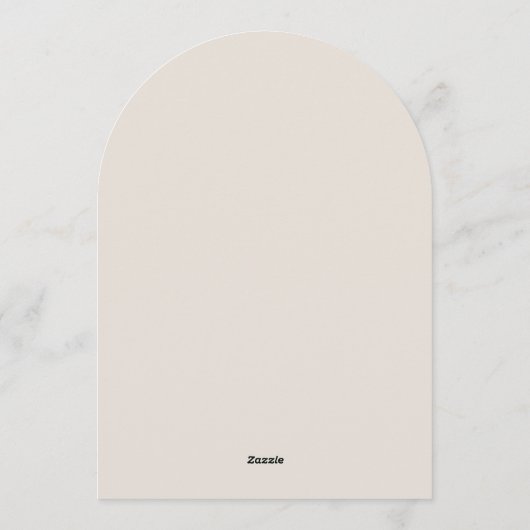 Elegant Tree Reindeer Christmas Corporate Party 招待状 (裏面)