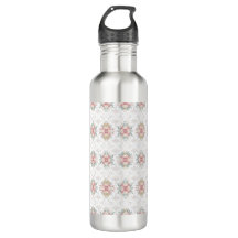 Elegant Tribal Floral Water Bottles
