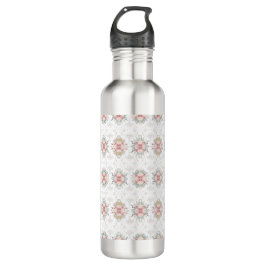 Elegant Tribal Floral Water Bottles ウォーターボトル