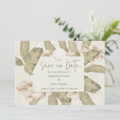 Elegant Tropical Beach Photo セーブザデート (スタンド正面)