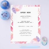 Elegant Tropical Interior Designer チラシ (シングル)