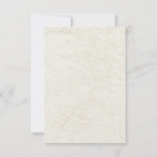 Elegant Tropical Island Beach Wedding 出欠カード (裏面)