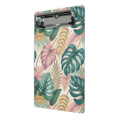 Elegant Tropical Monsteras Boho ミニクリップボード (アングル2)