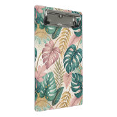 Elegant Tropical Monsteras Boho ミニクリップボード (アングル)