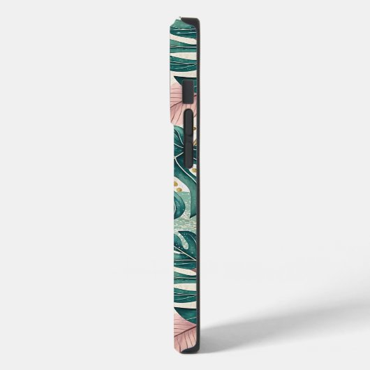 Elegant Tropical Monsteras Boho Case-Mate iPhoneケース (裏面 / 左)