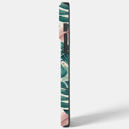 Elegant Tropical Monsteras Boho Case-Mate iPhoneケース (裏面 / 左)