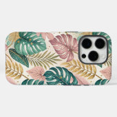 Elegant Tropical Monsteras Gold Case-Mate iPhoneケース (裏面 (横))