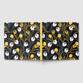 Elegant Tulip Floral Pattern  ゲストブック (全面)