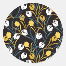 Elegant Tulip Floral Pattern 
