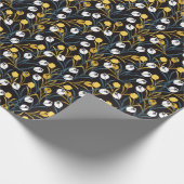 Elegant Tulip Floral Pattern  ラッピングペーパー (角)