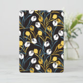 Elegant Tulip Floral Pattern 招待状 (スタンド正面)