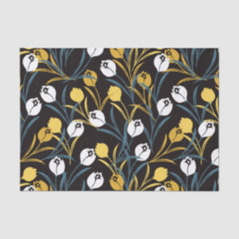 Elegant Tulip Floral Pattern  薄葉紙