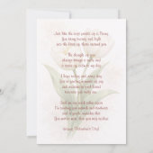 Elegant Tulips Thinking Of You Card シーズンカード (裏面)