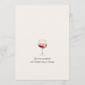 Elegant Tuscany Signature Drinks Wedding Sign メニュー (裏面)