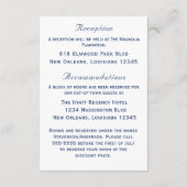 Elegant Two Hearts Catholic Wedding  エンクロージャーカード (裏面)