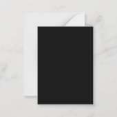 Elegant Typographic Graduation Party ノートカード (裏面)
