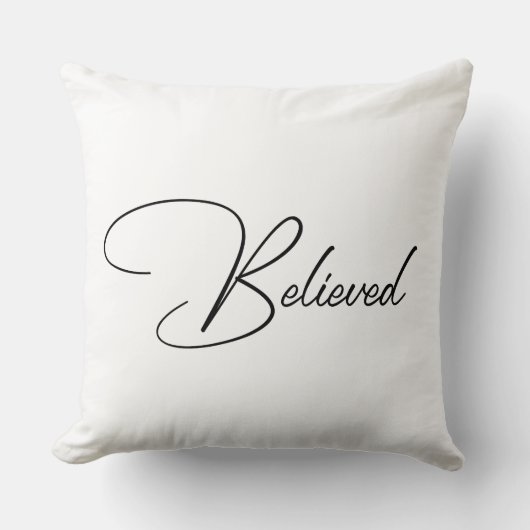  Elegant typography motivational quote  クッション (正面)