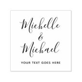 Elegant Typography Script Name Text Template セルフインキングスタンプ (デザイン)