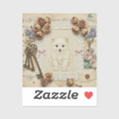 Elegant Ukiyoe Collage Art – Vintage JP Beauty シール (シート)