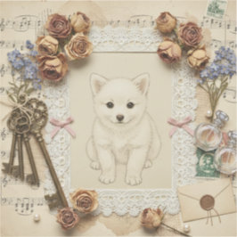 Elegant Ukiyoe Collage Art – Vintage JP Beauty シール