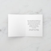 Elegant Umrah Mubarak Greeting Card – Gold Islamic ノートカード (内部)