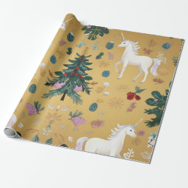 Elegant Unicorn Wrapping Paper ラッピングペーパー