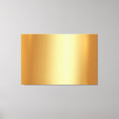 Elegant Upload Your Photo on Gold Background XXL キャンバスプリント (正面)