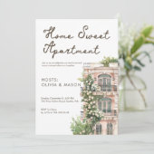 Elegant Urban Apartment Housewarming 招待状 (スタンド正面)