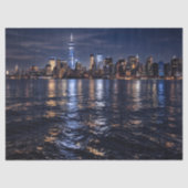 Elegant Urban New York City Night Cityscape 薄葉紙 (正面)