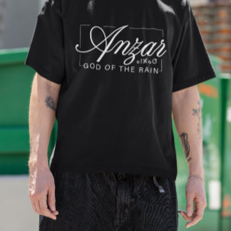 Elegant Urban Script Anzar North African Mythology Tシャツ