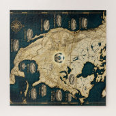 Elegant USA Mexico Canada Host Cities Fine Art ジグソーパズル (横)