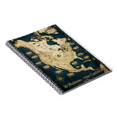 Elegant USA Mexico Canada Host Cities Fine Art ノートブック (右側)