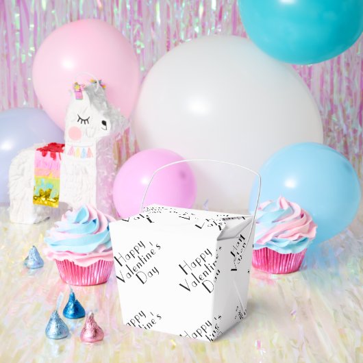 Elegant Valentine’s Day Love Themed Take Out フェイバーボックス (パーティー)