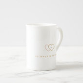 Elegant Valentine’s Day Mug ボーンチャイナマグカップ (正面右)