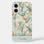 Elegant Valentine'S Day Gift Tulip Floral Custom Case-Mate iPhoneケース (裏面)