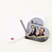 ELEGANT VanGogh editable Katherine name ノートブック (内部)
