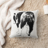 Elegant Vector Bulldog, Winter Edit クッション (ブランケット)