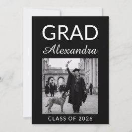 Elegant Veterinary Medicine Graduation Party 招待状